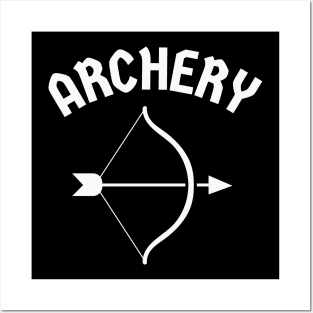 Archery Simpler Bow And Arrow Archer Posters and Art